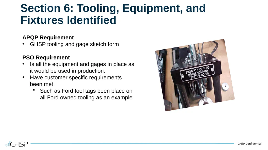 Supplier Training – APQP/PSO Purpose To understand - slide 9 of 22