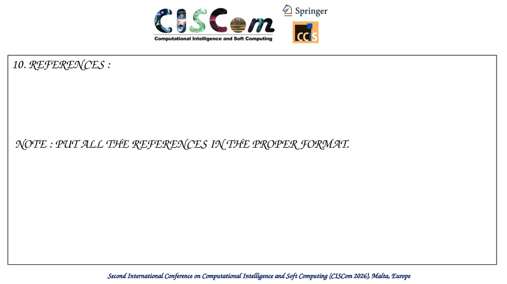 Second International Conference on Computational - slide 11 of 11