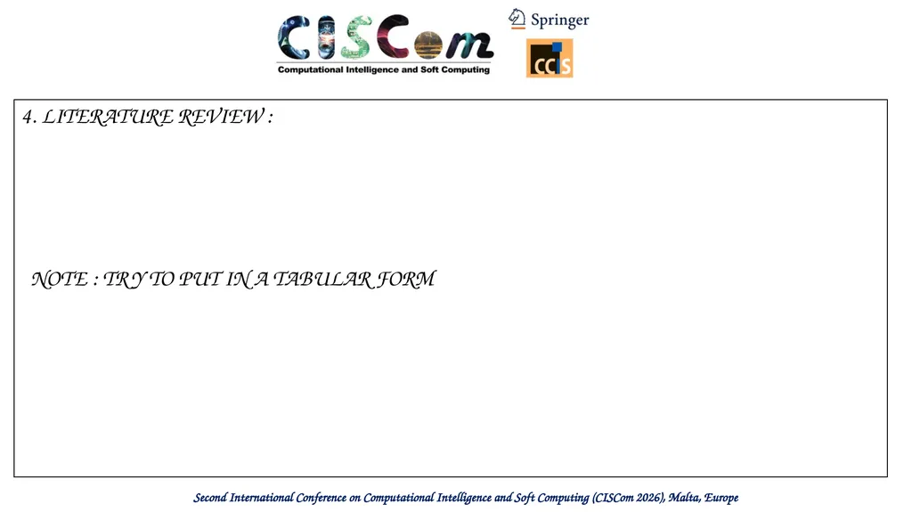 Second International Conference on Computational - slide 5 of 11