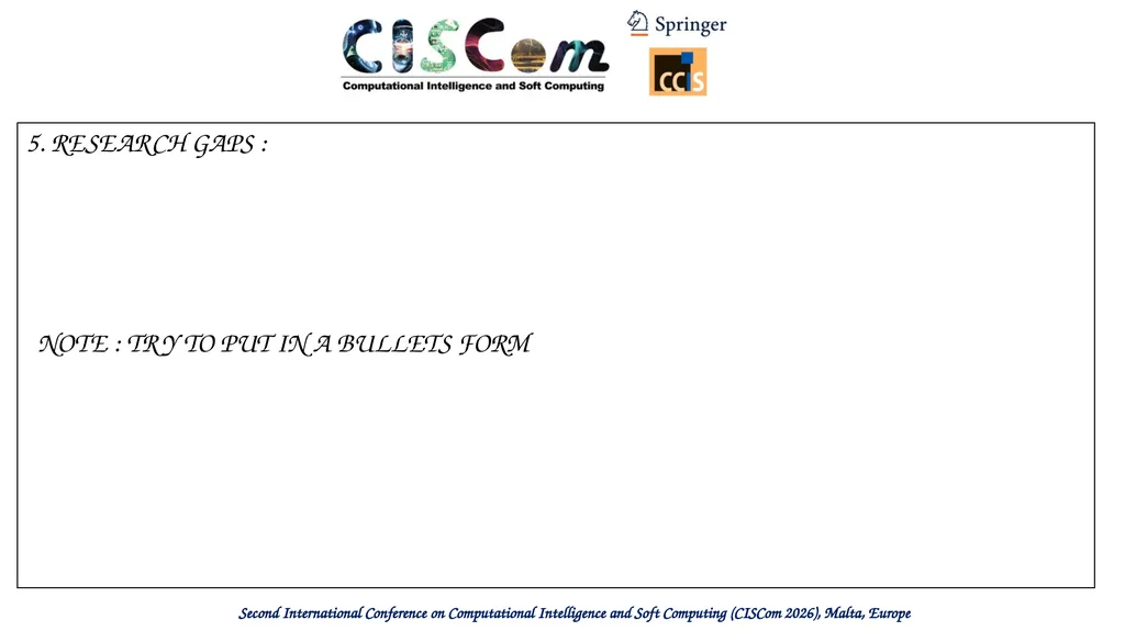 Second International Conference on Computational - slide 6 of 11