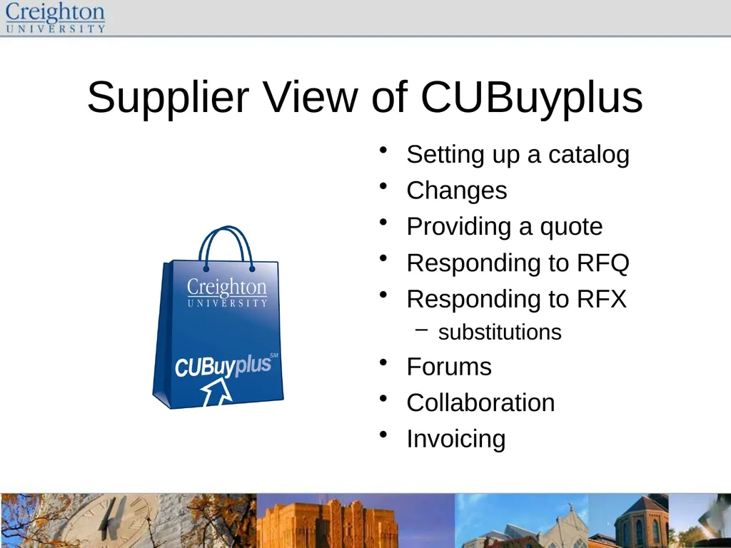 CUBuyplus® I’m Registered… now what? - slide 11 of 13