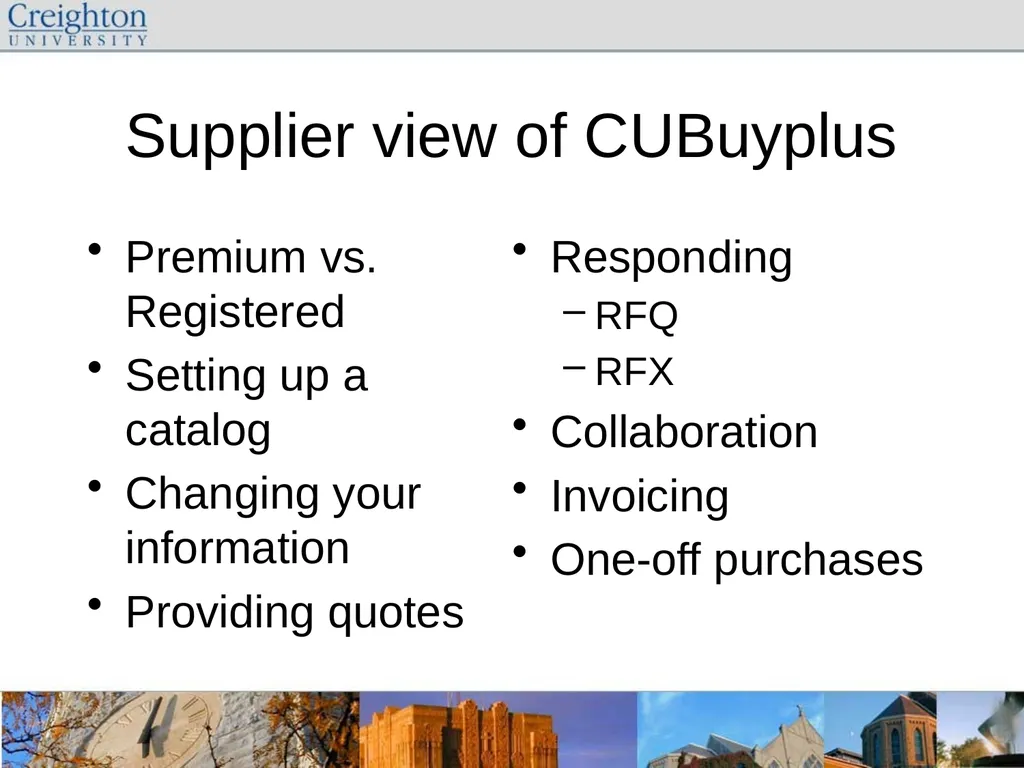 CUBuyplus® I’m Registered… now what? - slide 8 of 13
