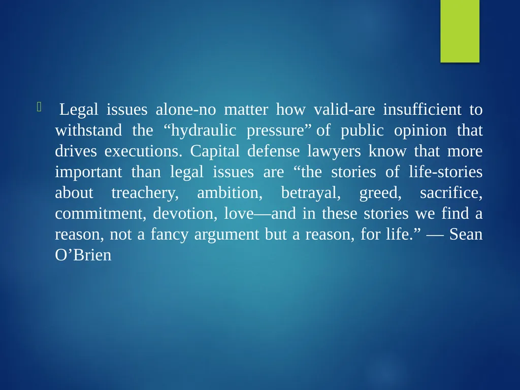 An introduction to mitigation: a defendant’s - slide 40 of 40