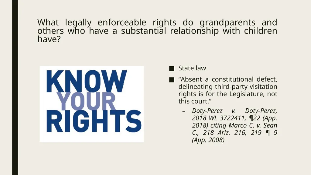Constitutional and Practical Issues in Nonparent - slide 3 of 28