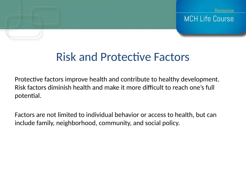 Life Course Model as an Organizational Framework - slide 10 of 25