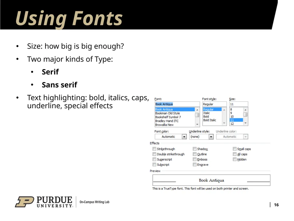 Developing Your Résumé 1 Overview of Sections 2 - slide 16 of 53