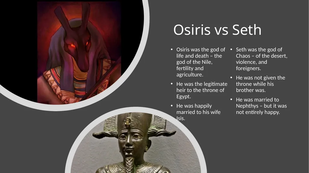 The Story of Osiris - The God of Life and - slide 3 of 6
