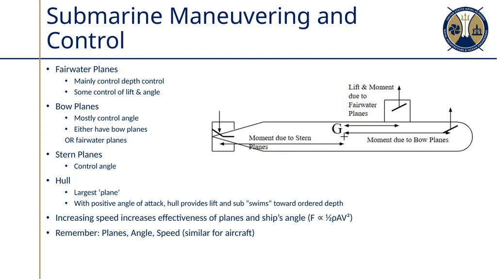 Submarine Powering and Seakeeping Sections - slide 10 of 18