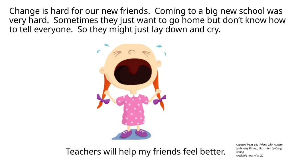 New Friends Adapted from ‘My Friend with Autism by - slide 4 of 6