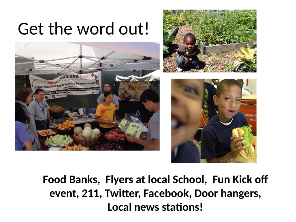 Oakland Summer Food Service Program Carmela Chase - slide 8 of 8