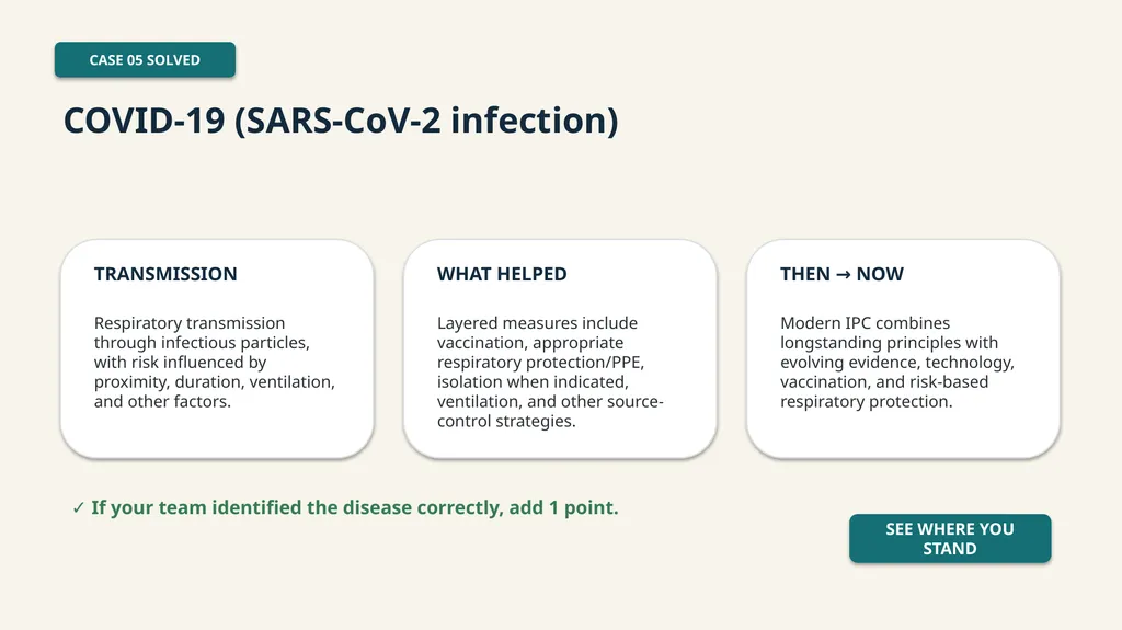 OUTBREAK DETECTIVE Five outbreaks. Five mysteries. - slide 12 of 13