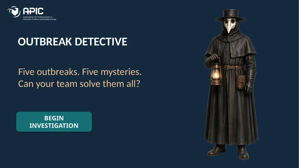 OUTBREAK DETECTIVE Five outbreaks. Five mysteries. - slide 1 of 13