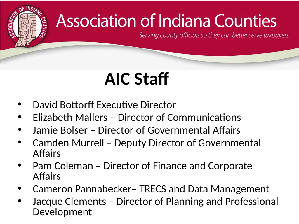 What does AIC do for you? Camden Murrell - slide 4 of 15