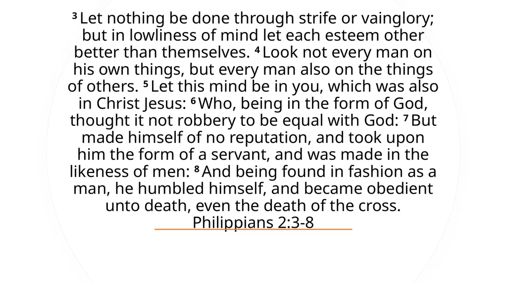 Your Church and You PARAGRAPH ONE Having given - slide 46 of 72