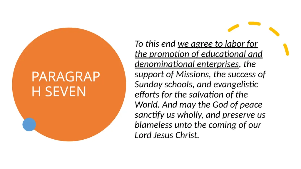 Your Church and You PARAGRAPH ONE Having given - slide 67 of 72