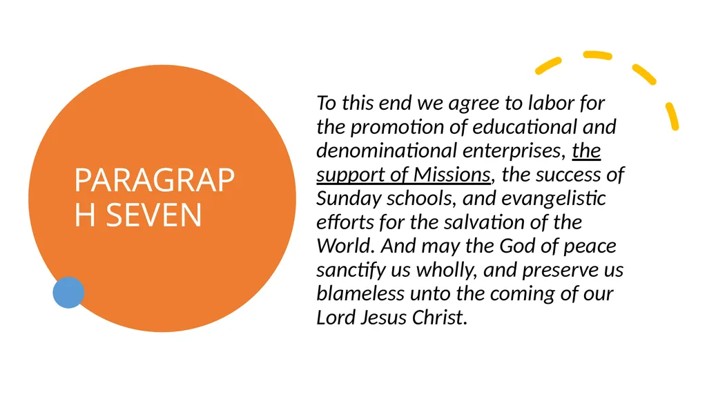 Your Church and You PARAGRAPH ONE Having given - slide 68 of 72