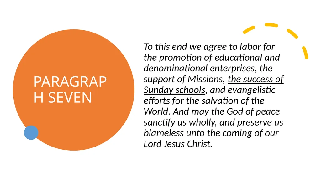 Your Church and You PARAGRAPH ONE Having given - slide 69 of 72