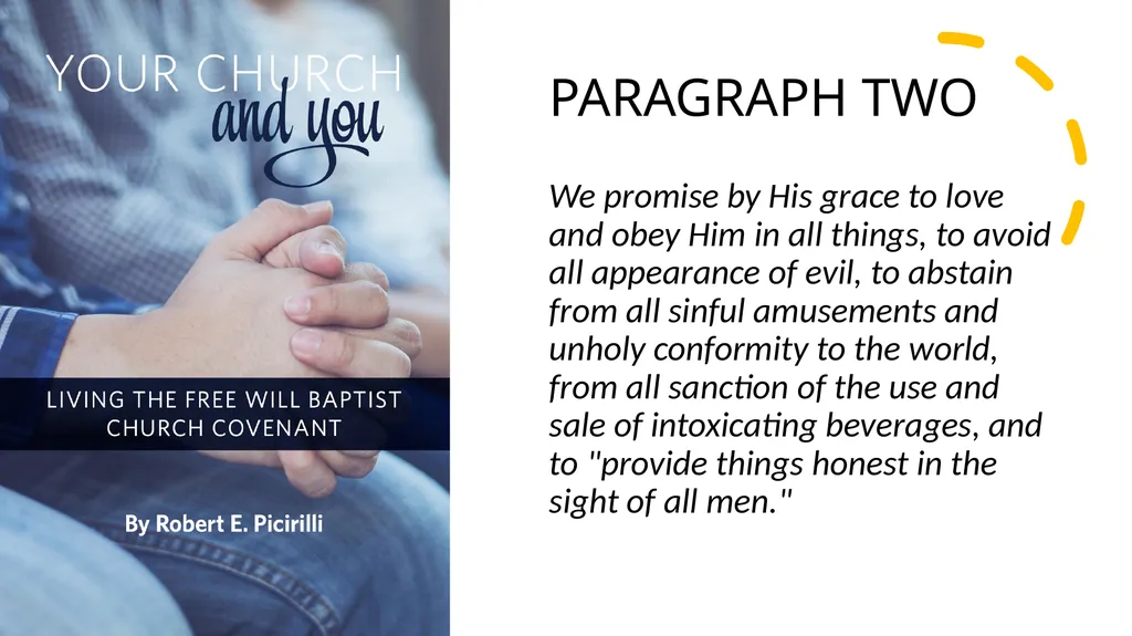 Your Church and You PARAGRAPH ONE Having given - slide 13 of 72