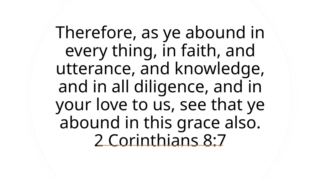Your Church and You PARAGRAPH ONE Having given - slide 48 of 72