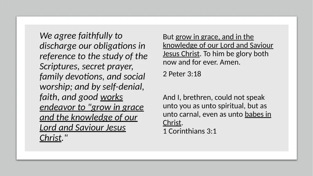 Your Church and You PARAGRAPH ONE Having given - slide 33 of 72