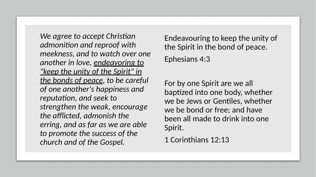 Your Church and You PARAGRAPH ONE Having given - slide 55 of 72