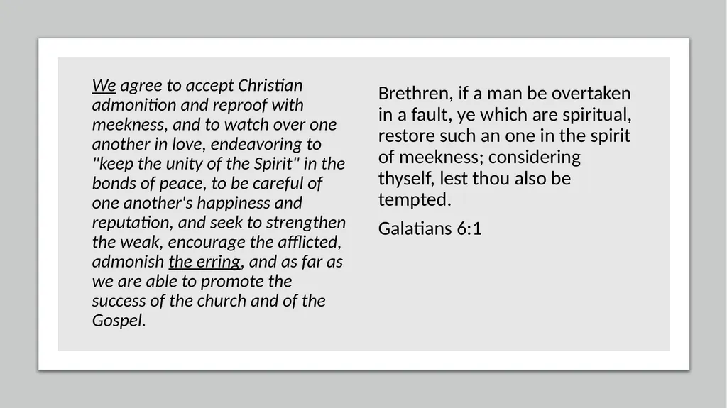 Your Church and You PARAGRAPH ONE Having given - slide 59 of 72