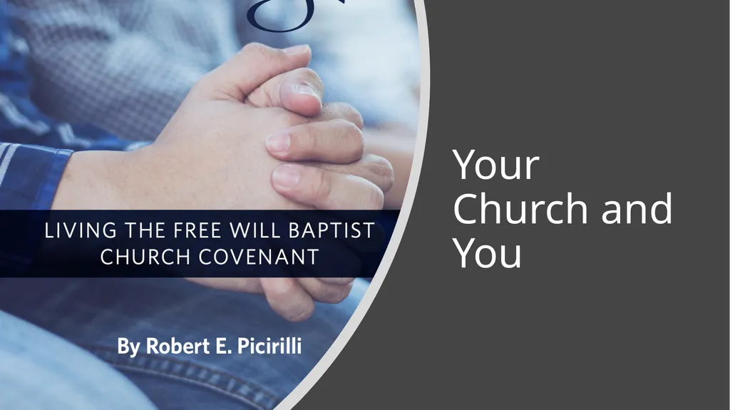 Your Church and You PARAGRAPH ONE Having given - slide 72 of 72