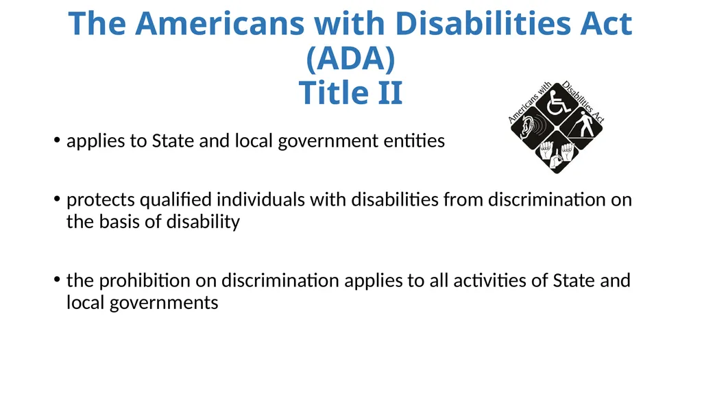Service Animals, the Americans with Disabilities - slide 2 of 19
