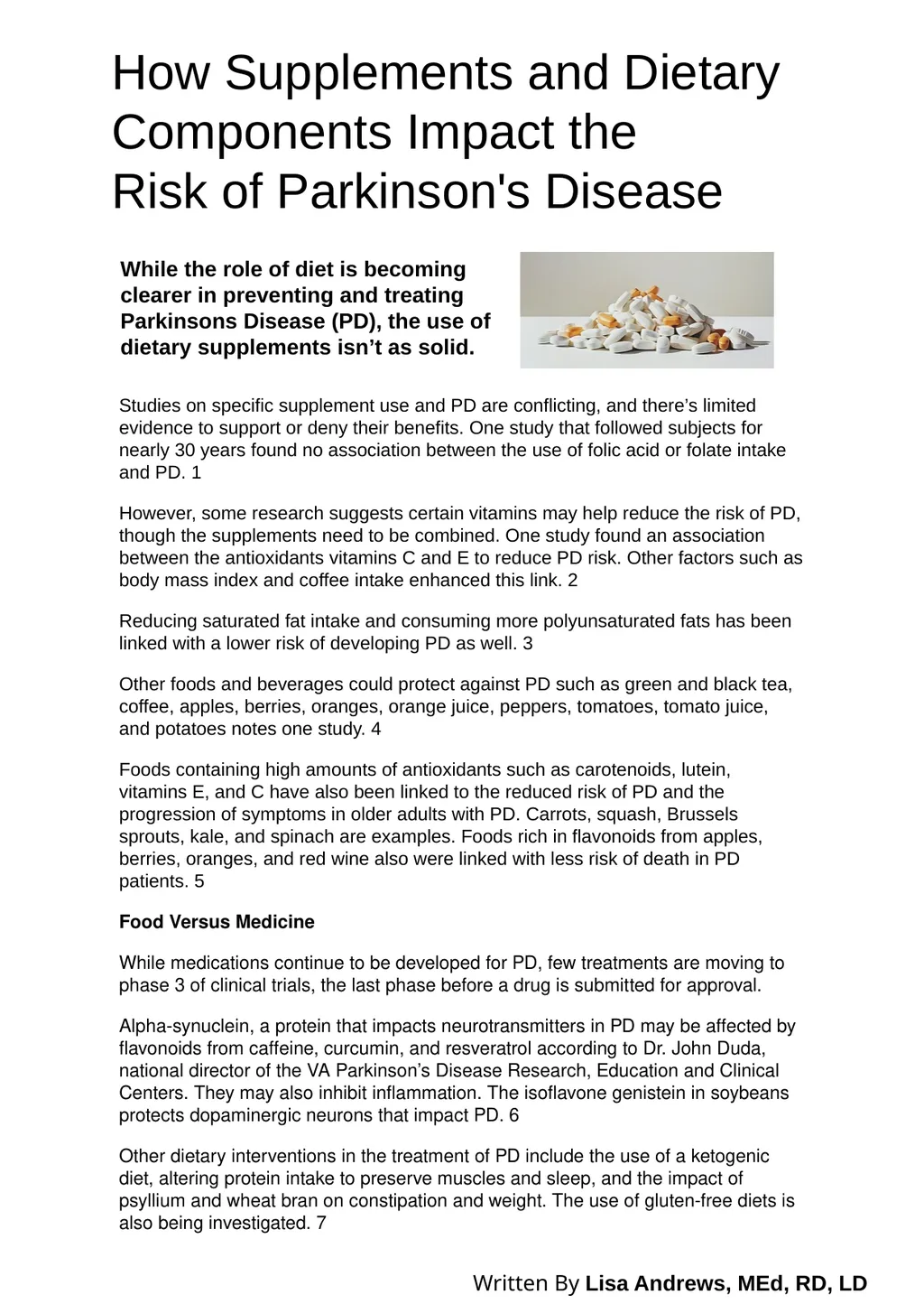 May 2025 Nutrition NEWSLETTER Inside: Brought to - slide 5 of 10