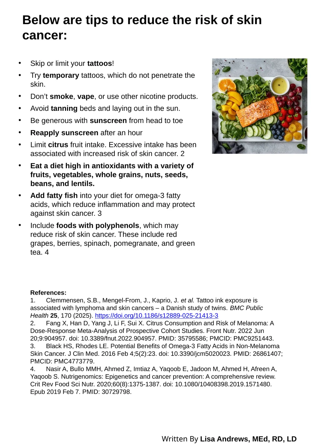 May 2025 Nutrition NEWSLETTER Inside: Brought to - slide 8 of 10