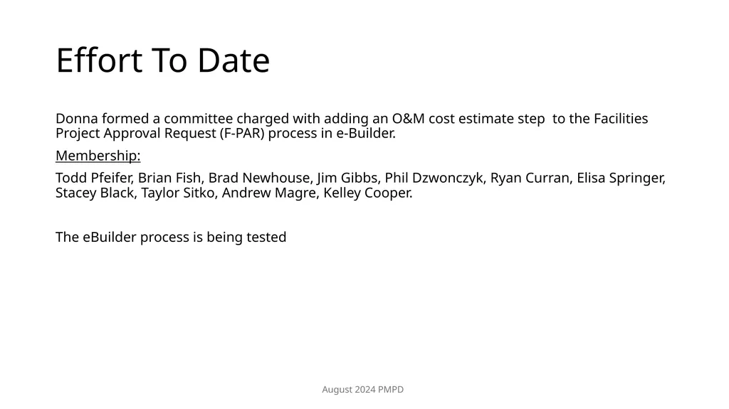 Estimating Operation and Maintenance (O&M) cost - slide 30 of 30