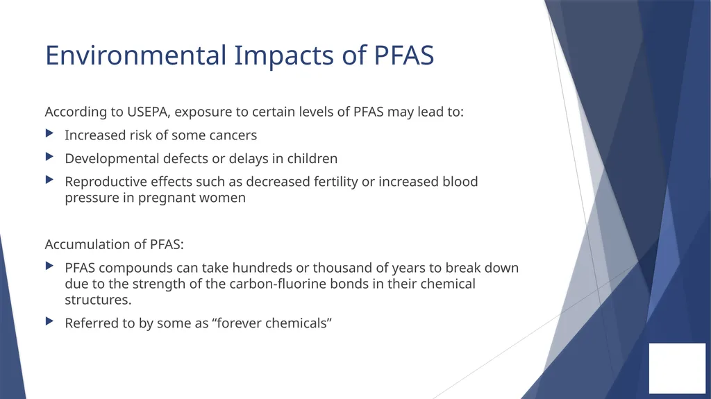 PFAS Reduction Initiative for Wastewater - slide 3 of 9