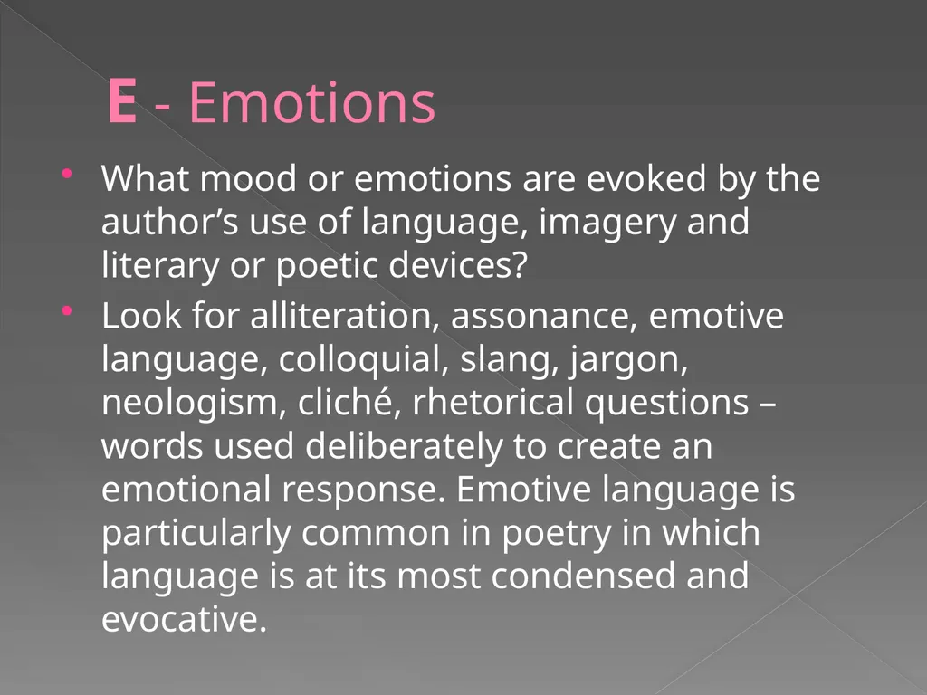 SIFTSEI Method for analysis The art of analysis is - slide 17 of 19