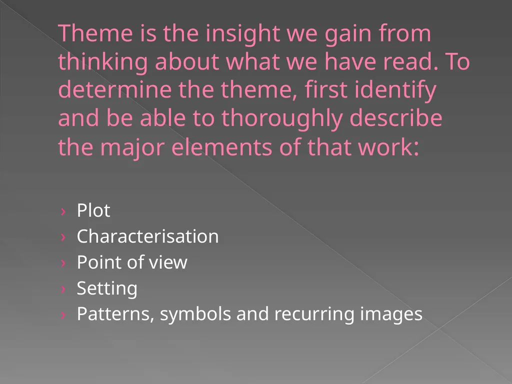SIFTSEI Method for analysis The art of analysis is - slide 5 of 19