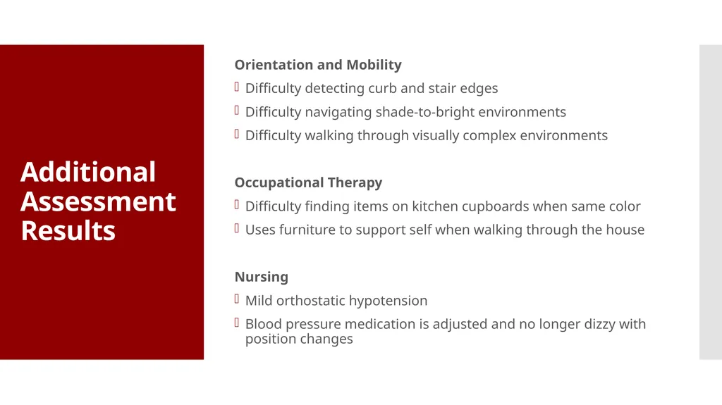 Fall Prevention and Management for Individuals - slide 9 of 12