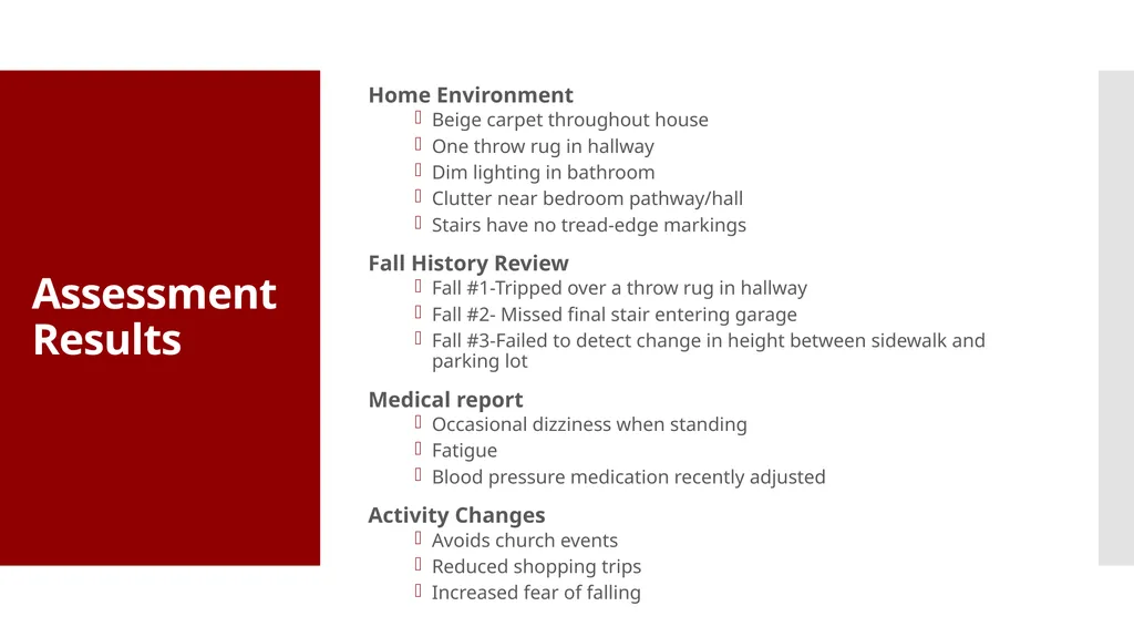 Fall Prevention and Management for Individuals - slide 7 of 12