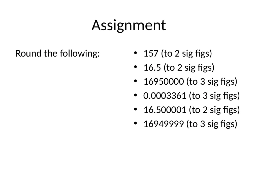 Significant Figures/Digits Significant Figures - slide 15 of 16
