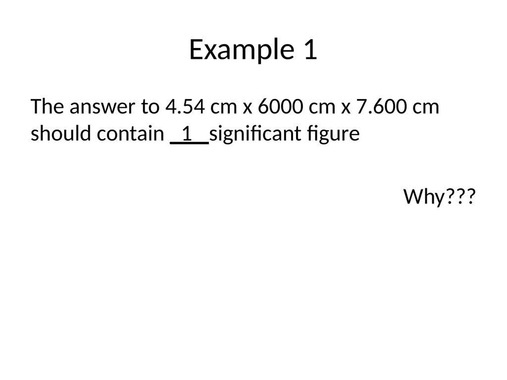 Significant Figures/Digits Significant Figures - slide 11 of 16