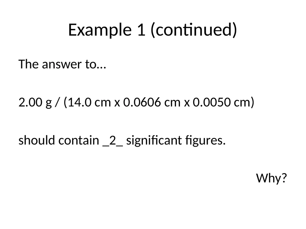 Significant Figures/Digits Significant Figures - slide 12 of 16