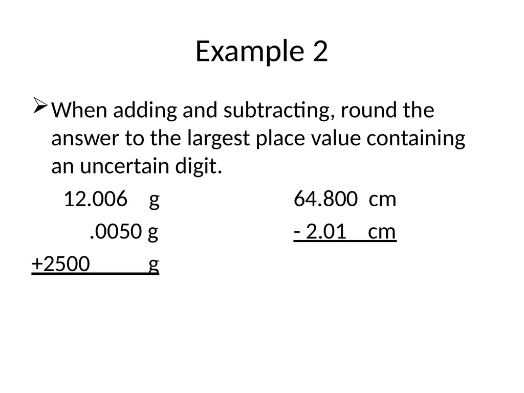 Significant Figures/Digits Significant Figures - slide 13 of 16