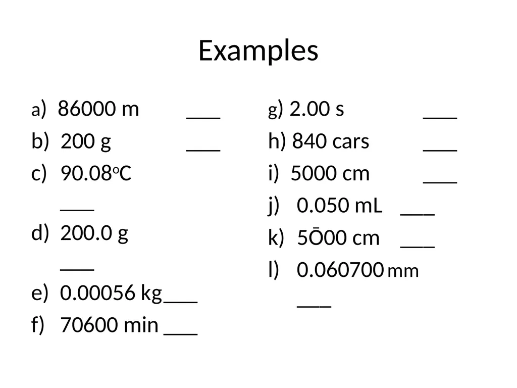 Significant Figures/Digits Significant Figures - slide 9 of 16