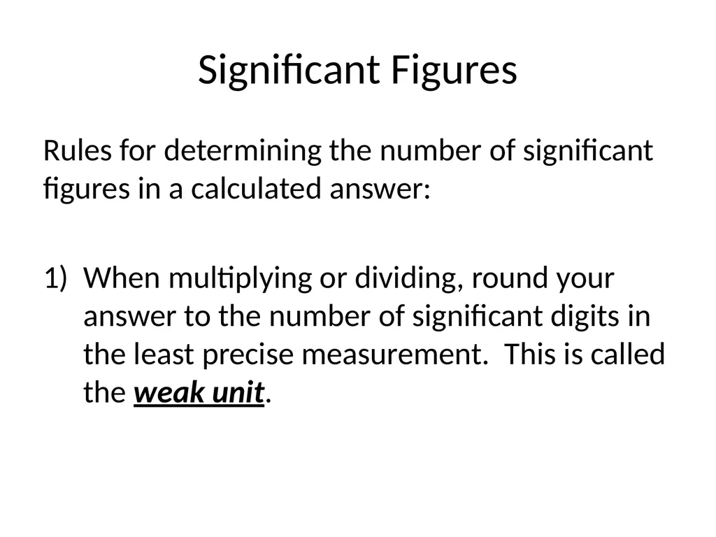 Significant Figures/Digits Significant Figures - slide 10 of 16