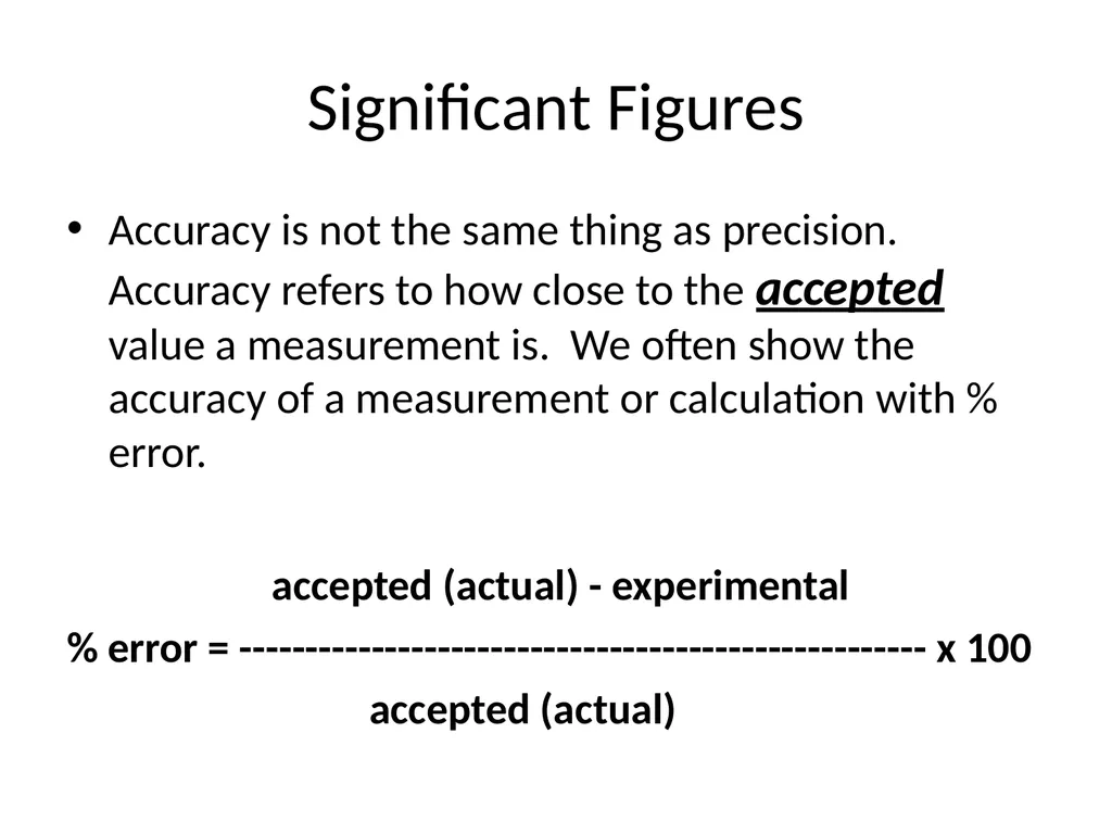 Significant Figures/Digits Significant Figures - slide 5 of 16