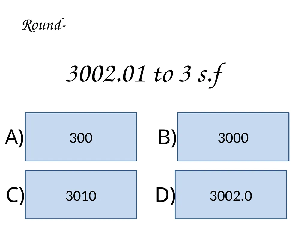 Significant Figures Rounding to Decimal Places 10 - slide 27 of 35