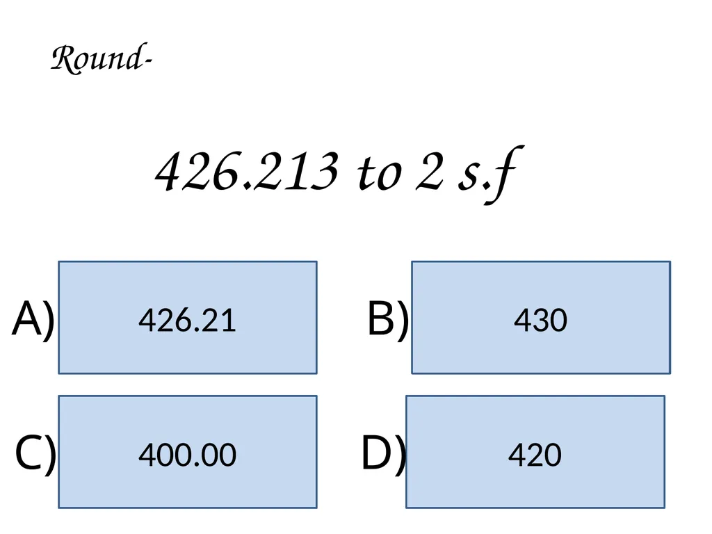 Significant Figures Rounding to Decimal Places 10 - slide 26 of 35