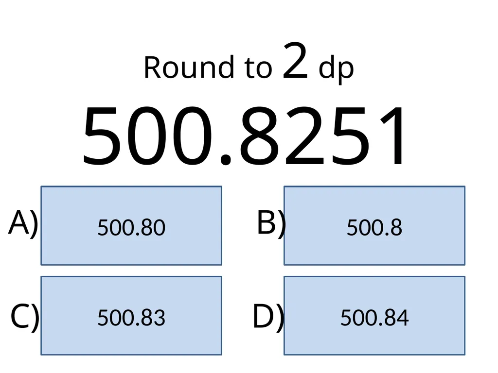 Significant Figures Rounding to Decimal Places 10 - slide 9 of 35