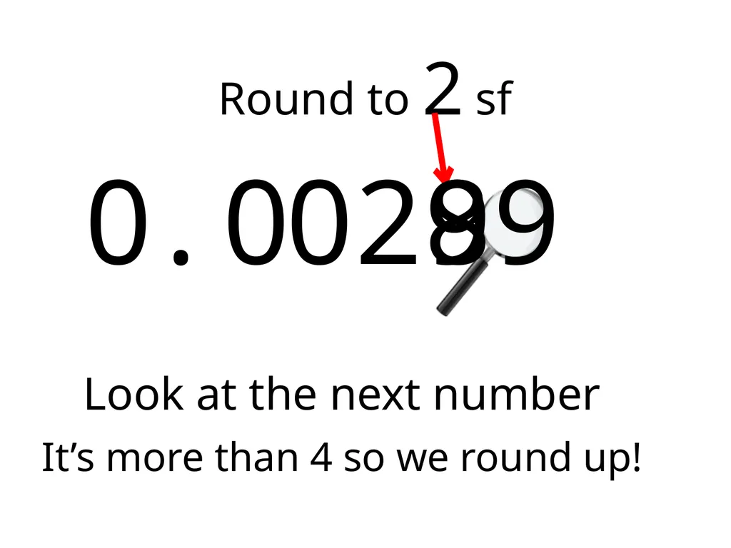 Significant Figures Rounding to Decimal Places 10 - slide 17 of 35