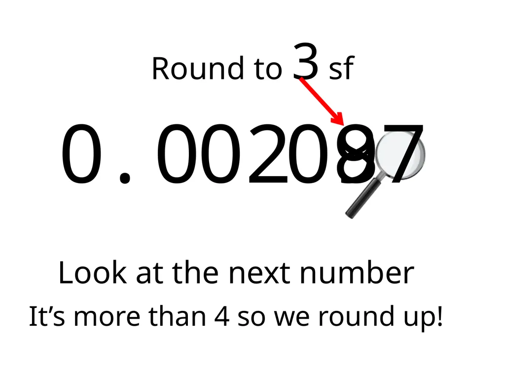 Significant Figures Rounding to Decimal Places 10 - slide 18 of 35