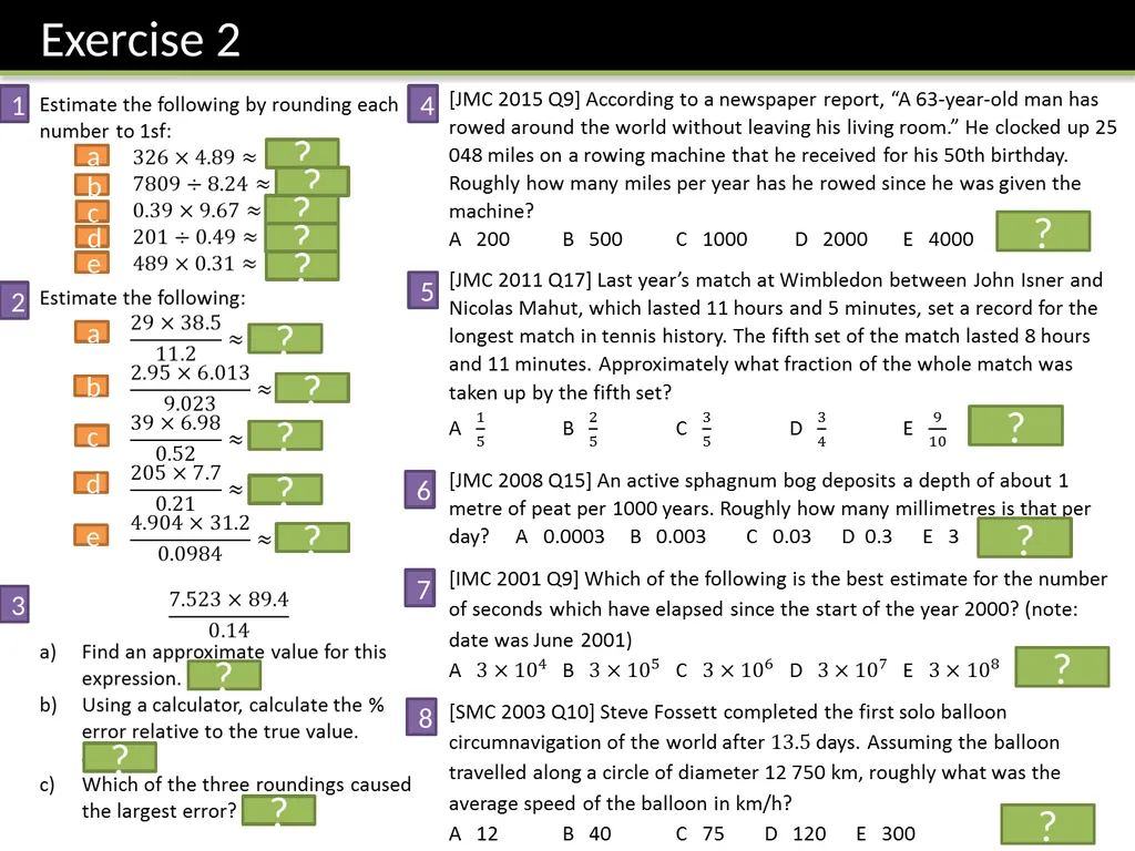 Year 7 Rounding & Approximation Dr J Frost - slide 23 of 24