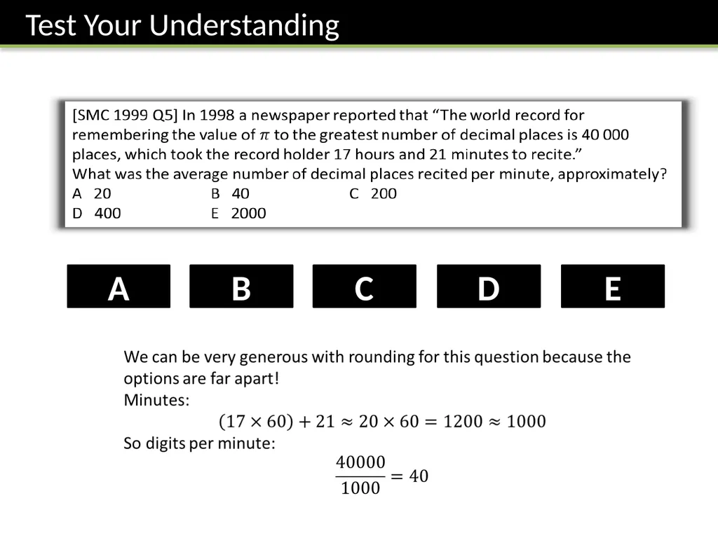 Year 7 Rounding & Approximation Dr J Frost - slide 22 of 24